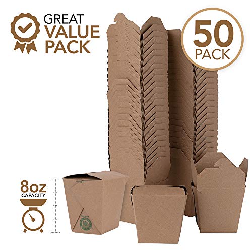 Stock Your Home 8 oz Pack of 25 / Brown / 8.0 fluid_ounces Boxes
