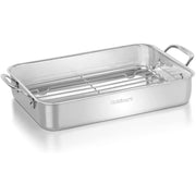 Cuisinart Chef's Classic Lasagna Pan with Roasting Rack, 14 Inch, Stainless Steel