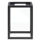 Sixth Size Tall Black Housing - 6 1/2"L x 6"W x 8 7/8"H by HUBERT – Metal, Black
