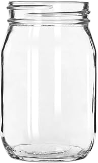 Libbey 92103 Glass 16 Ounce Drinking Jar - 12 / CS