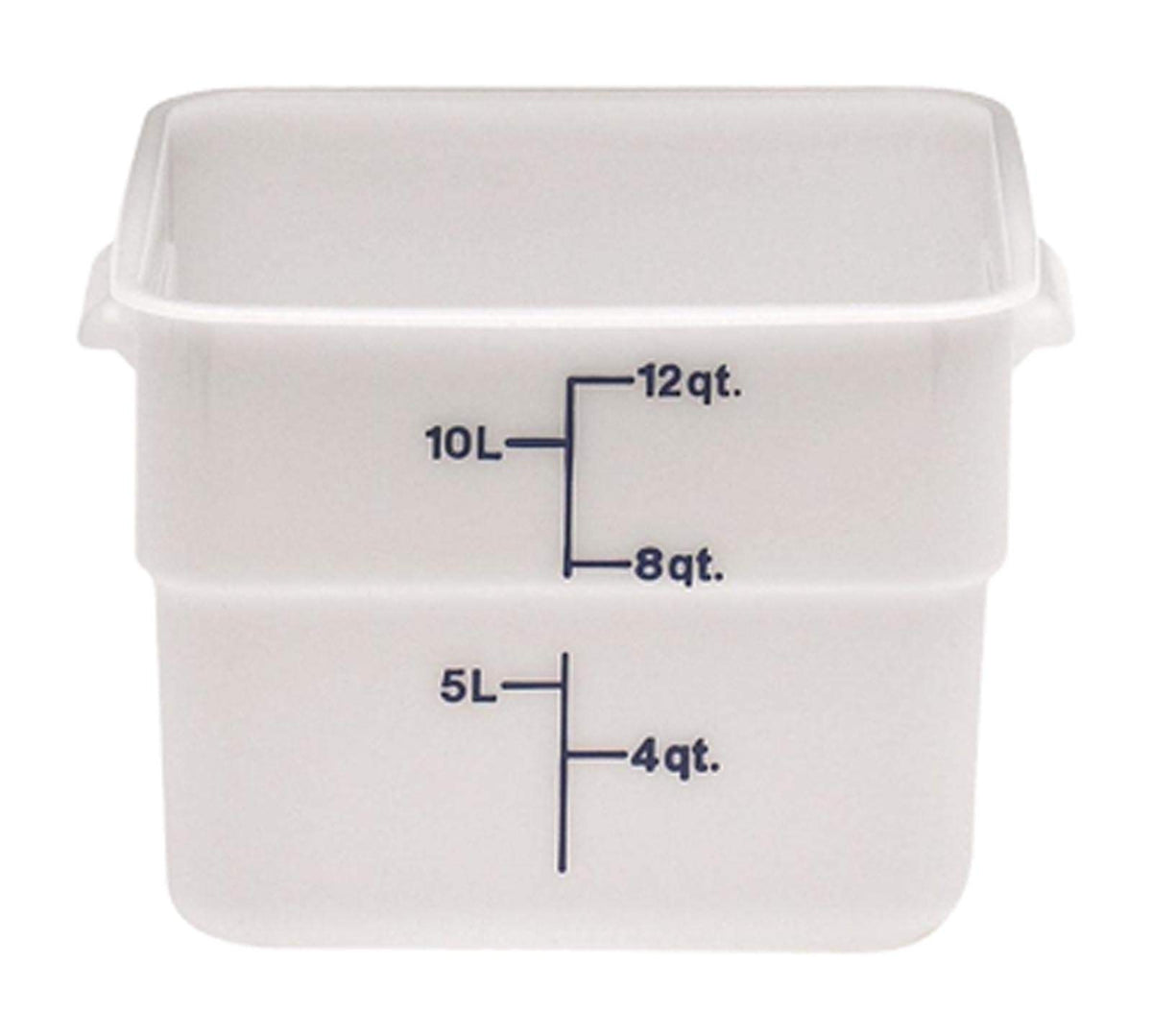 Cambro 12 quarts (Pack of 2) / white / Music Container Sets