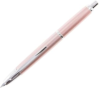 PILOT Vanishing Point Decimo Refillable & Retractable Fountain Pen, Champagne Barrel with Rhodium Accents, Extra Fine Nib (65346)