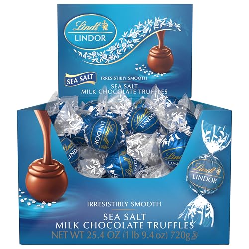 Lindt Sea Salt / 25.4 Ounce (Pack of 1) / Sea Salt Truffles Assortment Boxes