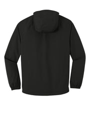 Essential Rain Jacket by Port Authority – Large, Polyester Blend, Deep Black, Model J407