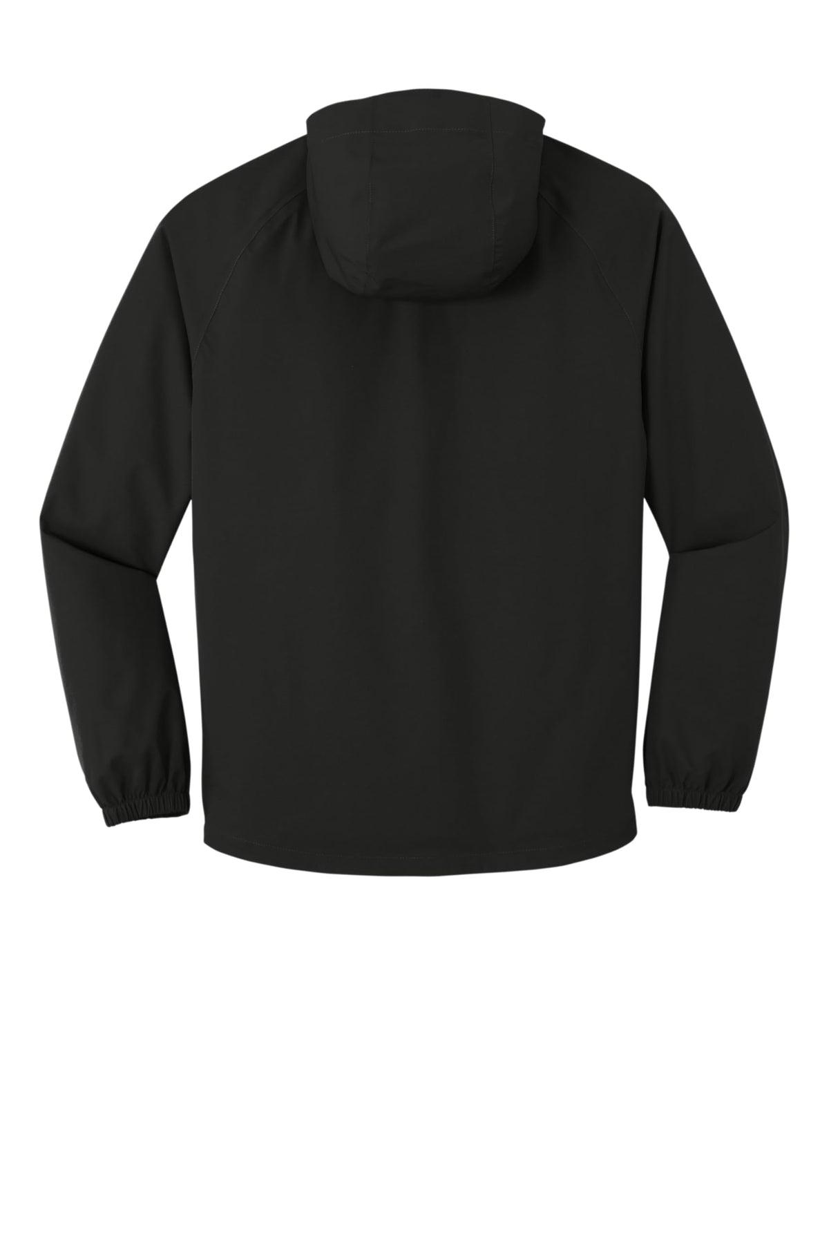 Essential Rain Jacket by Port Authority – Large, Polyester Blend, Deep Black, Model J407