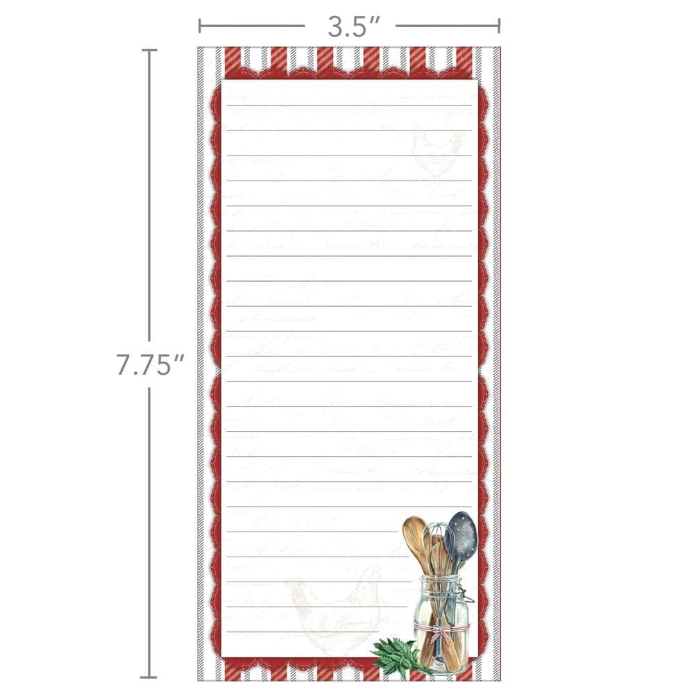 Homestead Kitchen Mini List Pad by Lang – Multi, Model 4005224