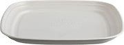 ECO PRODUCTS Compostable 14in Serving Tray, Case of 100, Square Regalia Vanguard Platter, Disposable Renewable White Molded Fiber, No PFAS, Lid Available, ASTM Compliant, BPI-Certified