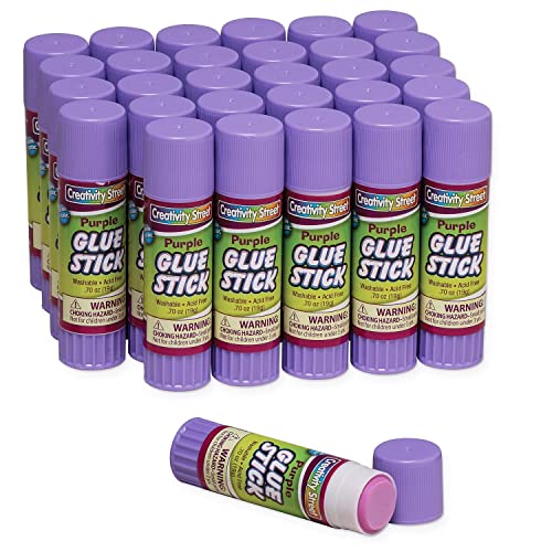 Creativity Street 0.70 oz., Purple / Purple / 1 Glue Sticks & Pens