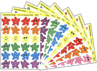Trend Enterprises STINKY STICKERS SMILEY STARS 432/PK (Set of 12)
