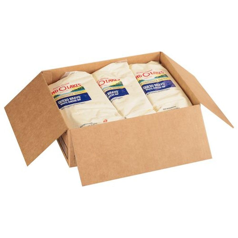 Queso Bravo White Cheese Dip by Land O Lakes – 5 Pound (Pack of 6), Pack of 6