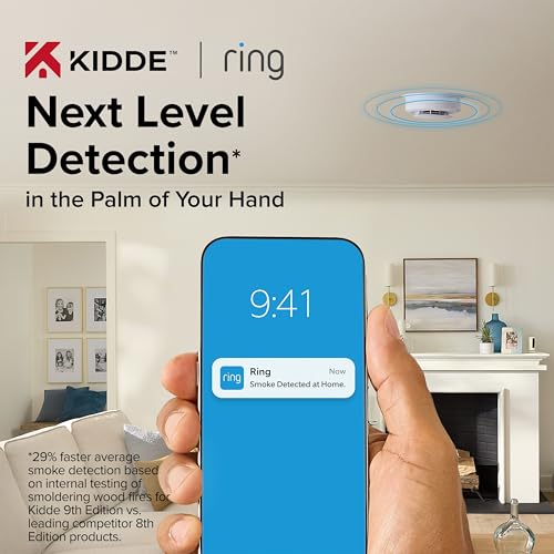 Kidde Hardwired / Smoke & Carbon Monoxide Detector / 5 Inches Combination Smoke & Carbon Monoxide Detectors