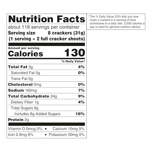 Honey Maid 4.8 Ounce (Pack of 27) / 27 Graham Crackers