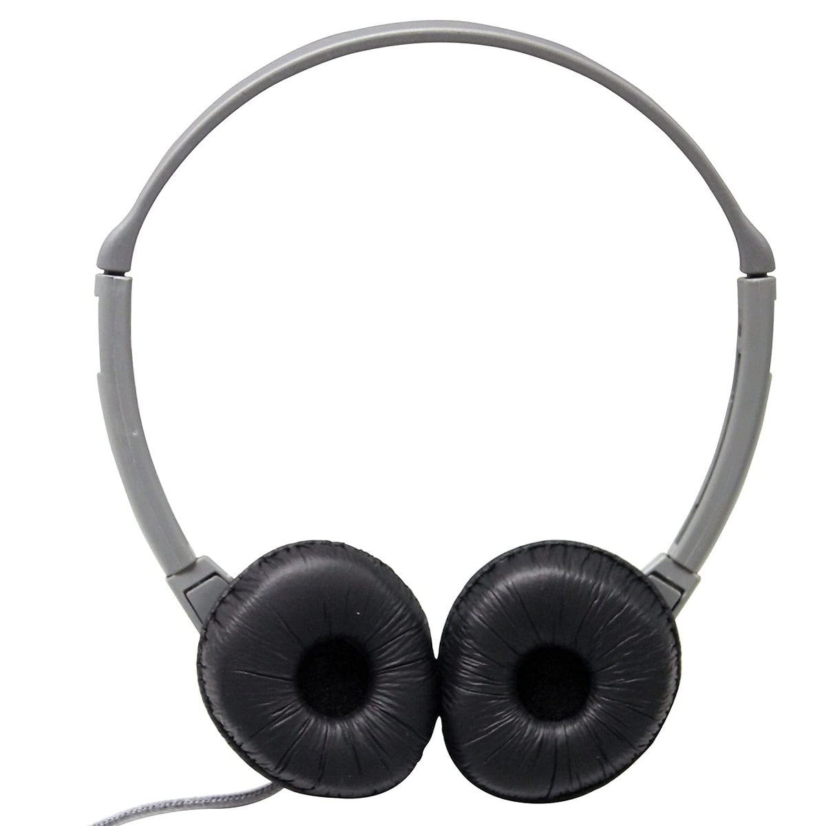 Personal Stereo Headphones Leatherette Ear Cush W/O Volume by HamiltonBuhl – Faux Leather, Model HECMS2L-2