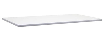 1" Formica™ Laminate Top - 30" D x 48" L - By by BenchPro – 30" D x 48" L, Plastic, White, Model TRE3048