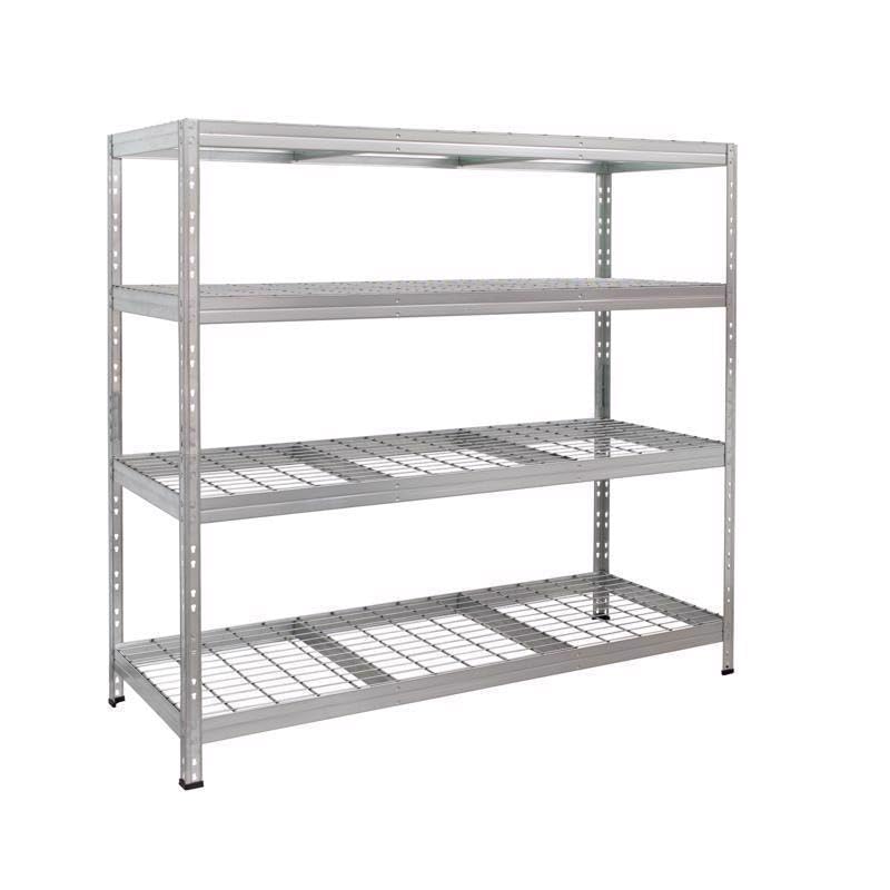 Wire Heavy Duty 71 in. H X 60 in. W X 20 in. D Metal Shelving Unit by AR Shelving – 71 In. H X 47.4 In. W X 24 In. D, Alloy Steel, Grey, Model 8586002702415