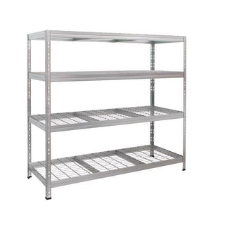 Wire Heavy Duty 71 in. H X 60 in. W X 20 in. D Metal Shelving Unit by AR Shelving – 71 In. H X 47.4 In. W X 24 In. D, Alloy Steel, Grey, Model 8586002702415