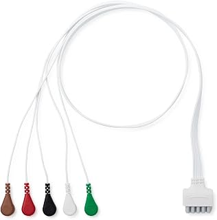 Medline 5-Lead Disposable ECG Leadwire for GE Multi-Link, Snap Clamp,100,Case,MDSLWS509