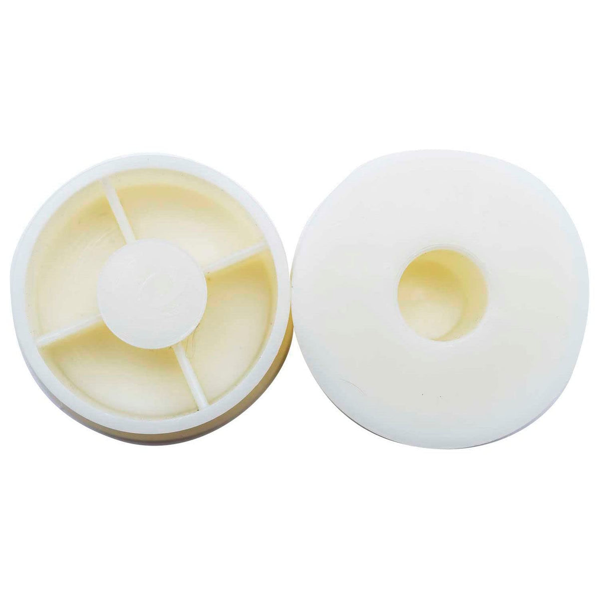RollerLite Plastic End Caps for 18" Frames & Standard Core Rollers by Roller Lite – 1/Pack, Plastic, White, Model 1800-112CAP