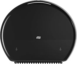 Tork 554028A Elevation Jumbo Bath Tissue Roll Dispenser, Black