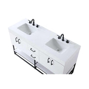 Caroline Bathroom Vanity White by Lighting Design – Wood, White, Model VF29260DWH