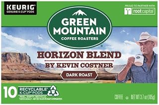 Green Mountain Coffee Roasters Dark Roast, Horizon Blend, Coffee, K-Cup Pods, 10 Count