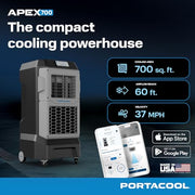 Portacool 700 SQ. FT. / Gray / 1 Portable