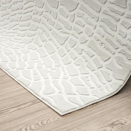 Abani 2' x 3' (Rectangular) / Cream / Modern Area Rugs