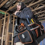 KLEIN TOOLS 10-Inch Tote / Black/Orange / 1 Tool Bags