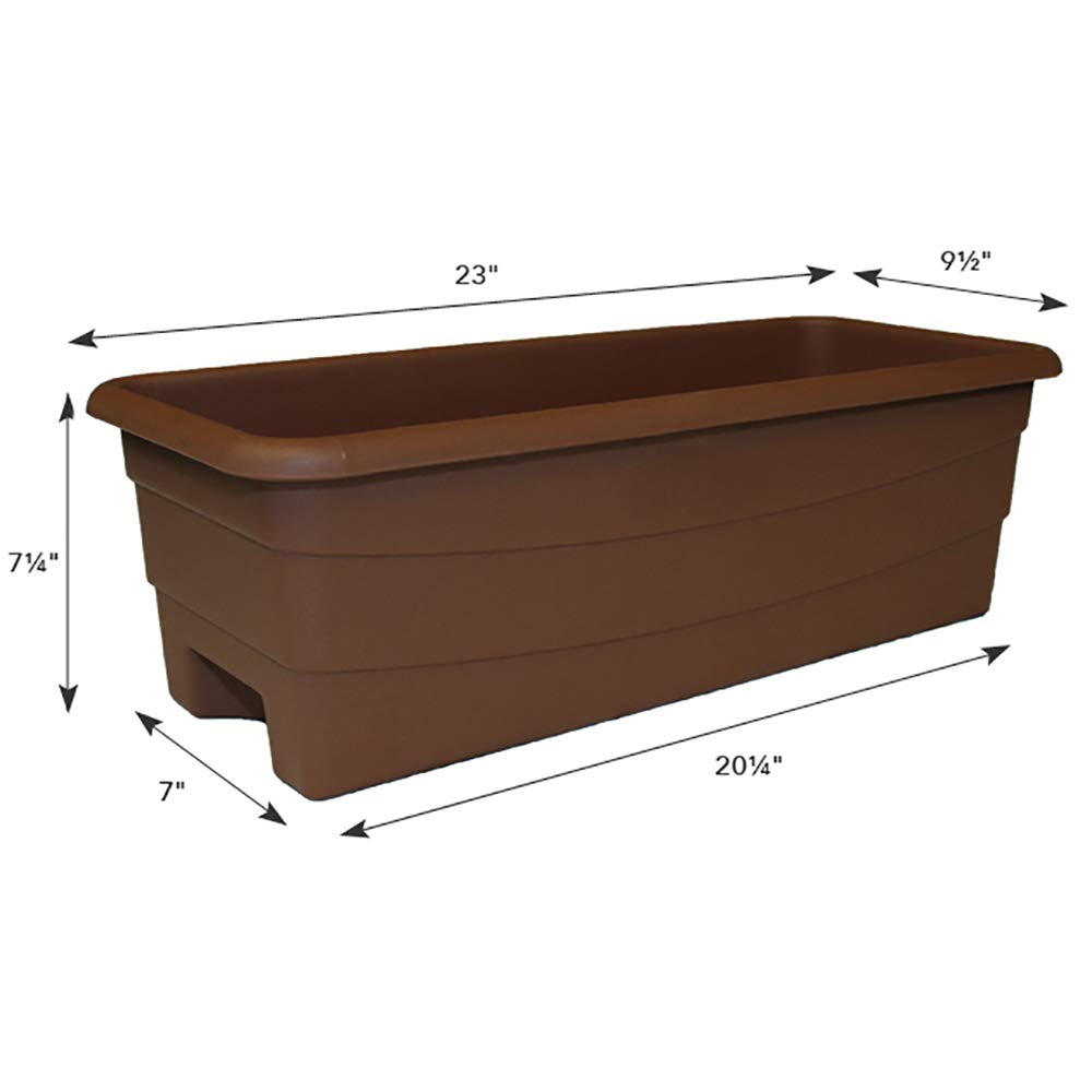 80603.01, Standard Junior Garden Kit, Chocolate by EarthBox – Standard, 1.15 gallons, Plastic, Chocolate, Pack of 8
