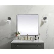 Elegant Decor Silver / 24"L x 24"W / Modern Wheel Care