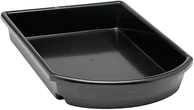 Marco Produce Basket Black ABS Curved-Front - 17"L x 12"W x 2 1/2"H