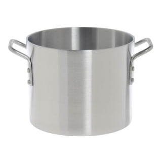 Kratos Stockpot 8 Quart3000 Series Aluminum by HUBERT – 8 quart, 7.57 liters, Aluminum, Silver, Model KASP008
