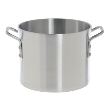 Kratos Stockpot 8 Quart3000 Series Aluminum by HUBERT – 8 quart, 7.57 liters, Aluminum, Silver, Model KASP008