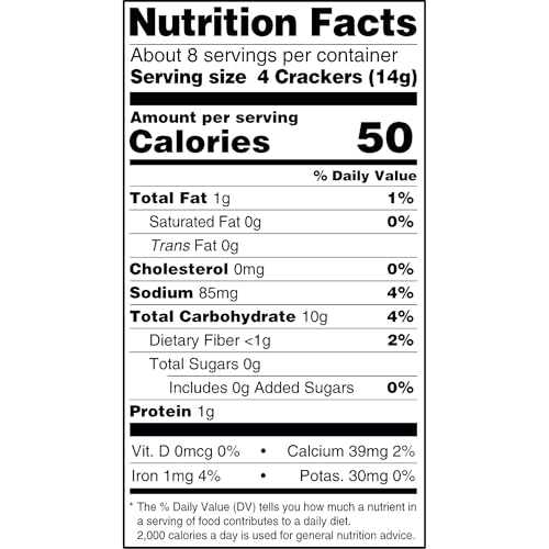 Carr's 2-Flavor Variety / 4.25 Ounce (Pack of 4) / 4 Water