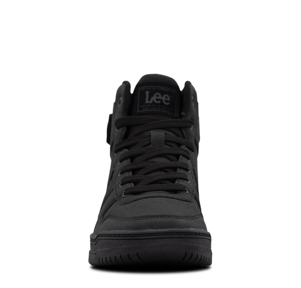 Kid's Noah High-Top Retro Sneaker by Lee – Black Mono, Model GP00058-9800