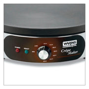 Crepe Maker with 208/240V & 16" Aluminum Cooking Plate by Waring – 16", Stainless Steel, Silver, Model WSC165BX