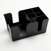 American Metalcraft BARB7 Black Metal Bar Caddy, 9"