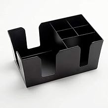 American Metalcraft BARB7 Black Metal Bar Caddy, 9"