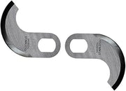 ALFA International HOB 84181D Closed End Stainless Steel Knives, Set of 2