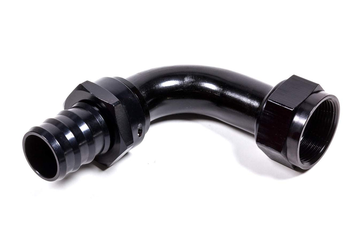 20AN Push-Lite End 90 Degree - Black by Fragola – 20AN, Stainless Steel, Black, Model 209020-BL