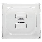 1/6 Size Low Temp Solid Plastic Pan Cover by Super Pan 3 – Polycarbonate, Clear, Model 31600