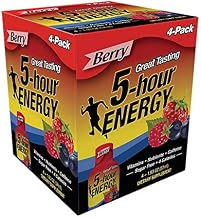 5 Hour Energy Berry Drink, 7.72 Fluid Ounce -- 48 per case.