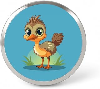 Emu Ostrich Large Bird Australian Animal Lapel Pin | Novelty Hat Backpack Accessory - Fun Collectible Gift for Any Occasion