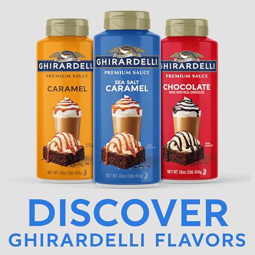 Ghirardelli Sea Salt Caramel / 16 Fl Oz (Pack of 6) / 6 Chocolate
