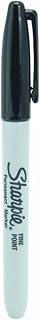 Sharpie Sanford Permanent Markers, Fine Point, Black, EA - SAN30051