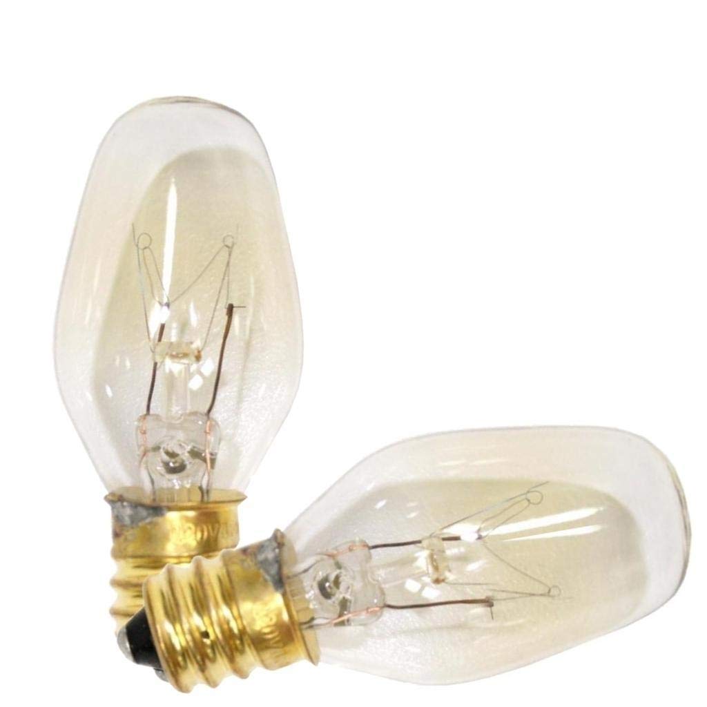 4 watts C7 Speciality Incandescent Bulb E12 (Candelabra) White 2 pk by Westinghouse – copper, Pack of 2, Model 0379400