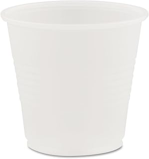 Dart HIGH-Impact POLYSTYRENE Cold Cups, 3.5 OZ, Translucent, 100/PACK