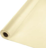 Creative Converting Ivory Tablecover Roll Plastic Table Cover-40' x 100' 1 Pc, One Size