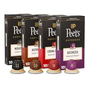 Peet's Coffee Classic Variety Pack / 10 Count (Pack of 4) / Variety Pack Coffee Gifts