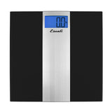 Ultra Slim Digital Bathroom Scale for Body Weight by Escali – 1 Count (Pack of 1), Stainless Steel, Black, Model US180B